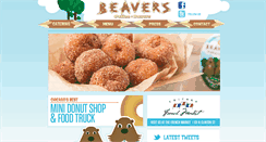 Desktop Screenshot of beaversdonuts.com